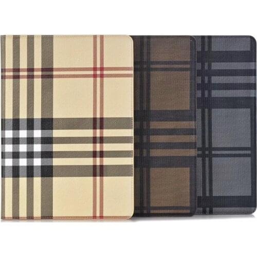 Leather Case Cover Flip Fold Tablet Cover Mig Stripe Protective For iPad Air 5/6/7/8 Mini 1/2/3 /4/5 10.2 10.5 Back Cover Case