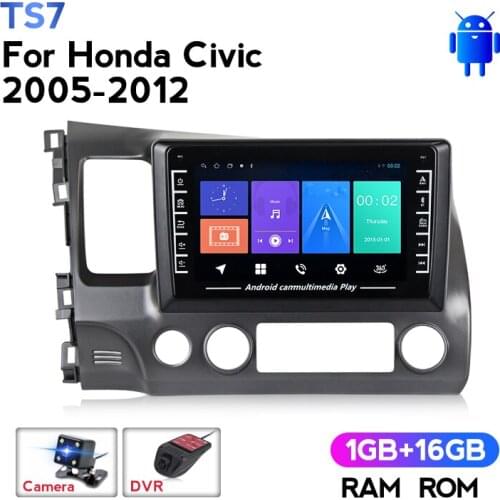 MEKEDE 8" Android 8.1 Car Radio navigation player For Honda Civic 2005-2012 GPS Multimedia system 2 Din DVD player Head unit
