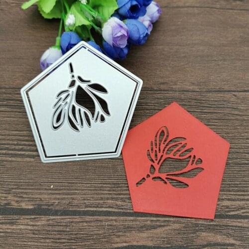 Negative Magnolia Metal Cutting Dies for DIY Scrapbooking Album Paper Cards Decorative Crafts Embossing Die Cuts