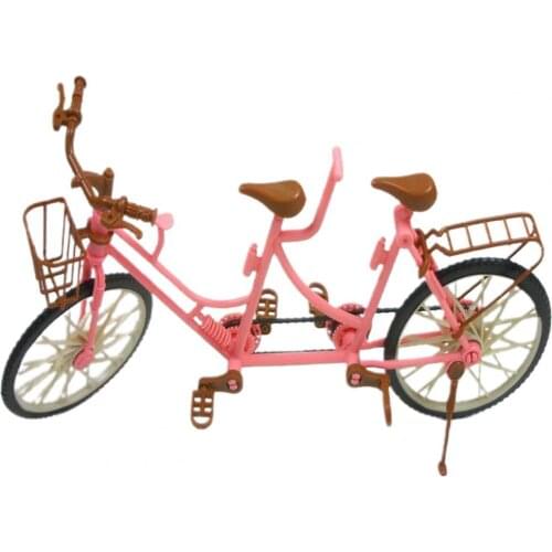 Dollhouse Bicycle Mini Funny DIY Bike Sports Miniature Toy for Kids