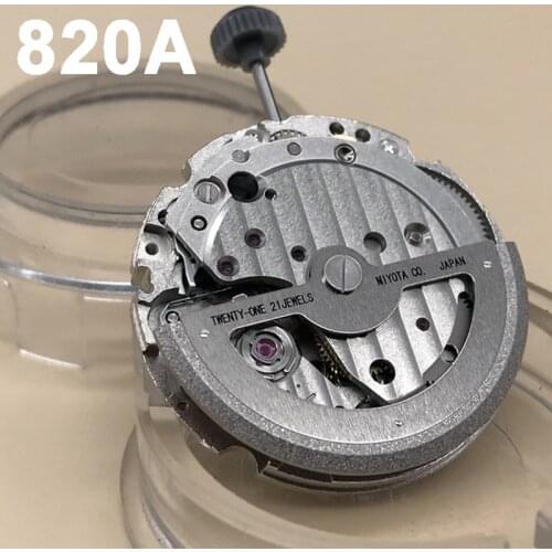 MIYOTA 820A Original Japan Movement 21 Jewels Automatic Mechanical Self-winding Quick Day/Date Display Window Watch Parts