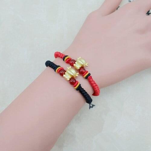 Men Gold 3D Zodiac Ox Bracelet Women New Years Gift Bull Trendy 2021 Animal Bracelet Male Hand Accessories Gold Cow Bracelet Boy