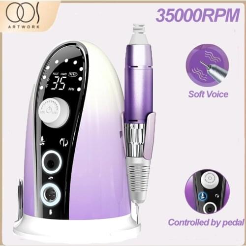 The latest nail polisher nail drill set 35000RPM professional electric nail file machine set professional pedicure nail file