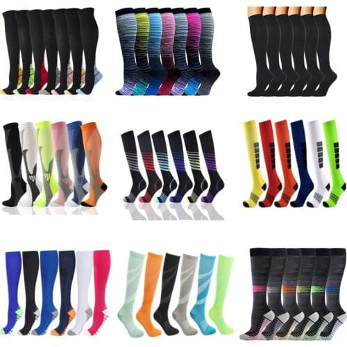 Dropshipping Compression Socks Fit For Varicose Veins Socks Men Women Atheletic Outdoor Sports Best Graduated Compression Socks