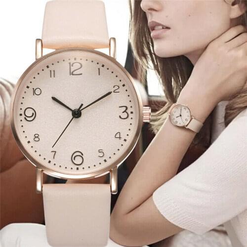 2021 New Unisex Fashion Watches Leather Stainless Steel Quartz Analog Wrist Watch