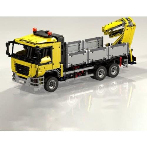 NEW Technic MOC 4156 MAN Transport Truck Power Function RC Motor vehicle Building Blocks Toys Educational Kids Birthday Gifts