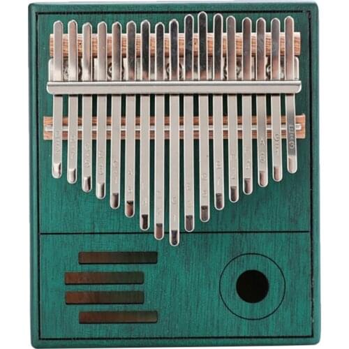 Thumb Piano 17 Keys Hand Finger Piano Portable For Kids Adults Beginners Professionals Wood Musical Instrument Best Gift