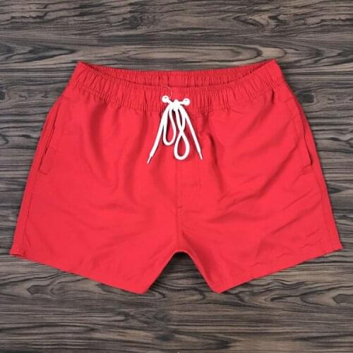 Beach pants mens hot-selling quick-drying loose surfing sports lining net good mens shorts swimming trunks