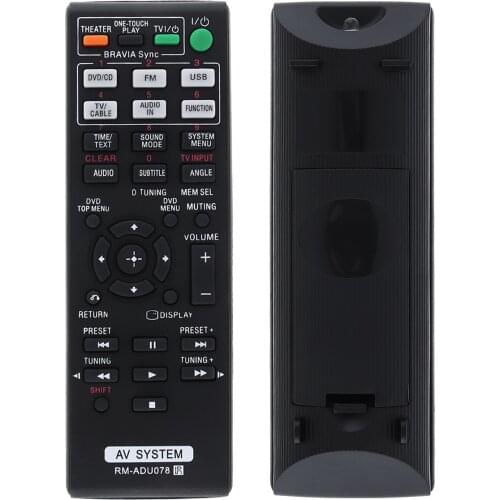 IR 433MHz AV Remote Control 10m Transmission Distance Remote Controller for RM-ADU078 HBD-DZ170 DZ171 DZ175 TZ210 TZ510 TZ710