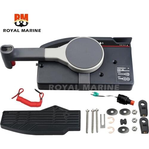 703-48205 Outboard Engine Remote Control Box Assy(simple)for yamaha YMH Boat Motor,10 Pins 703-48205-16 Push away (forward