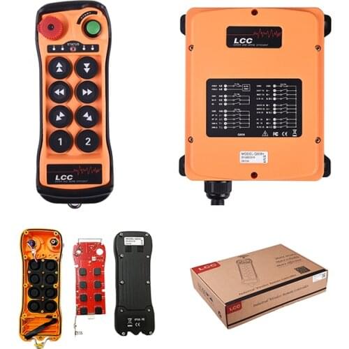 Q808 8 buttons push button double speed industrial radio remote control for crane