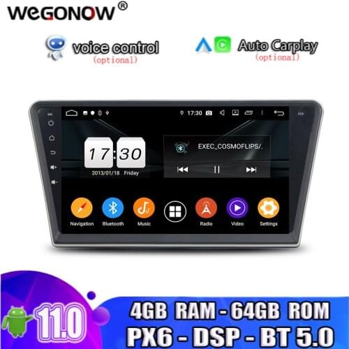 PX6 DSP Android 10.0 For PEUGEOT PG 408 2014-2016 4GB RAM 64GB ROM Car multimedia radio Player GPS map RDS Radio wifi Bluetooth