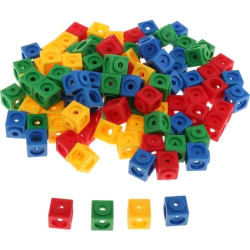 Early Education Linking Counting Cubes Snap Blocks Manipulative Math for Kid
