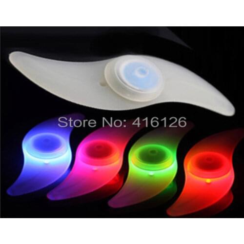 Cheapest 6pcs/Lot Silicone LEDs Bicycle Spoke Lights Front Rear Wheel Spokes Safety Bicycle Bike Flash bikes Light Lamp