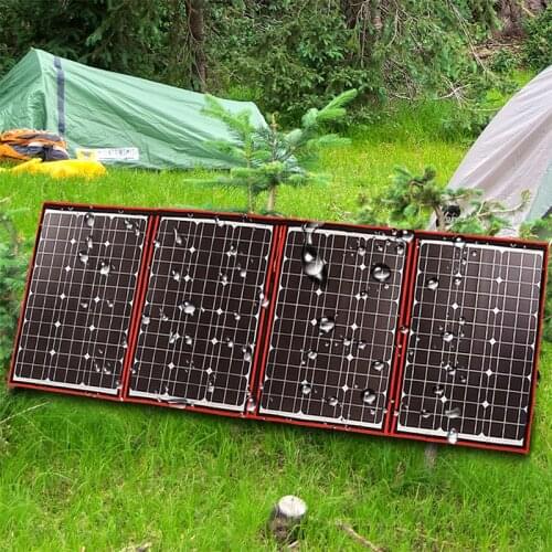 Dokio 200W (50W*4) Solar Panel 12V/18V Flexible Foldble Solar Panel usb Portable Solar Cell Kit For Boats/Out-door Camping