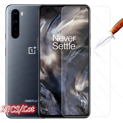 2Pcs glass for oneplus nord glass screen protector tempered glass for oneplus nord 2020 5g 6.5'' smartfone screen protector film