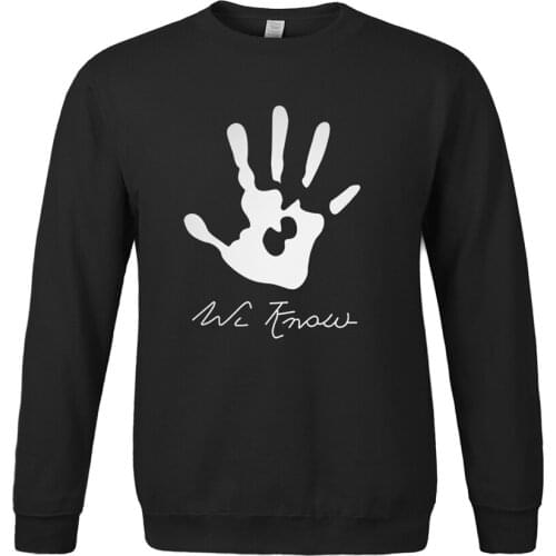 Sweatshirt men 2019 fleece hoodies spring winter Skyrim Dark Brotherhood Hand pattern mens sportswear brand clothing hip hop