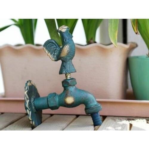 Vidric outdoor garden faucet animal shape Bibcock antique brass cock tap for washing mop/Garden watering Animal faucet