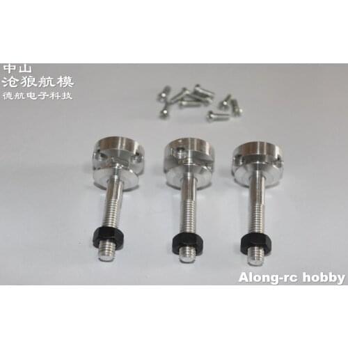 Free shipping 3pcs RC Airplane Spinner part for 3648-550KV (Wingspan 1200mm PT17 or PC-9) Motor Shaft Propeller Adaptor
