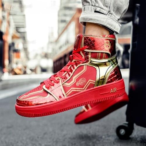 YUXIANG Men's High Top Sneakers
