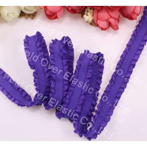 13mm Ruffle On The Edges #91112 For Garment Accessories Sewing Fabric, 100 yards/lot