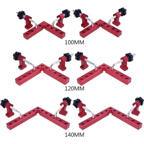 2PCS Positioning Squares Right Angle Clamps L-Type 90 Degree for Woodworking Picture Frames, Boxes, Cabinets or Drawers
