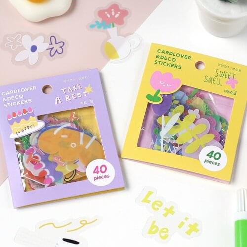 8packs/LOT cosmos series Creative decoration DIY adhesive stationery PVC sticker