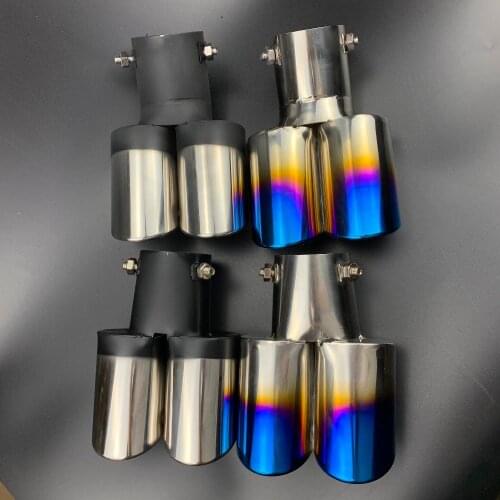 Car styling Exhaust Pipe tube Case For LADA Vesta Granta 1300 Niva Samara Signet Priora Kalina Safarl largus vaz XRAY 2110-12