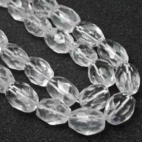 Natural White Clear Quartzs Crystal Beads Irregular Loose Beads For Jewelry Making DIY Accessorries Men Women Beads For Bracelet