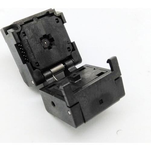 QFN16-0.5 IC Chip Test Socket Flip Cover IC Test & Burn-In Sockets Gold-plated Needle HMILU