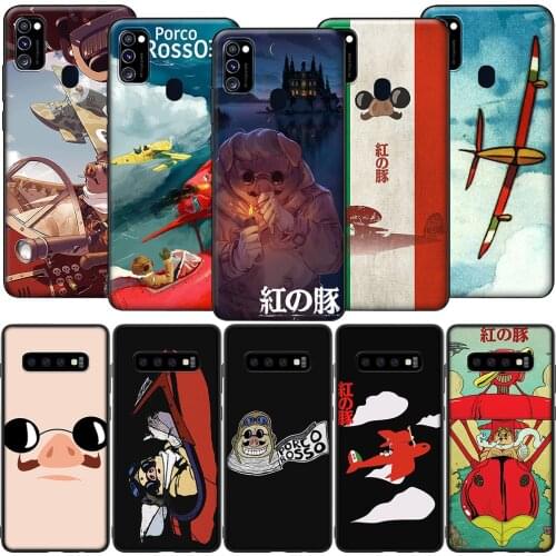 GX182 Porco Rosso Case for Samsung A6 A7 A8 Plus A9 A10 A20 A30 A40 A50 A60 A70 A01 EU A11 A21S A31 A41