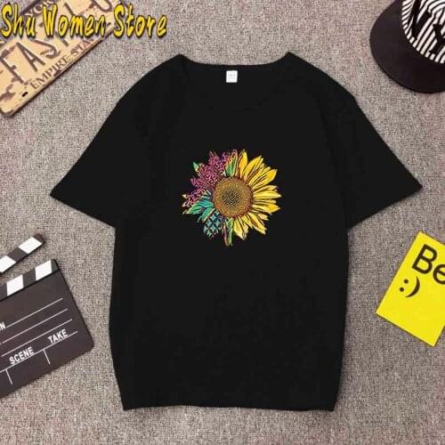 Chrysanthemum Print Crew Neck Short Sleeve T Shirt for Women 2021 Summer Oversize Chinese Fashion Tops for Women y2k aesthetic