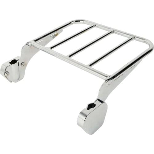 Motorcycle Chrome Luggage Rack For Harley Touring Road King Classic Street Glide 1997-2008 FLHT FLHX FLTR FLHTC Sissy Bar