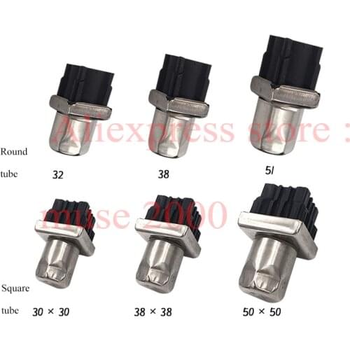Kitchen shelf 30 32 38 50 51 63 round square steel wraped square feet plastic chair table blank tube insert end floor screw on