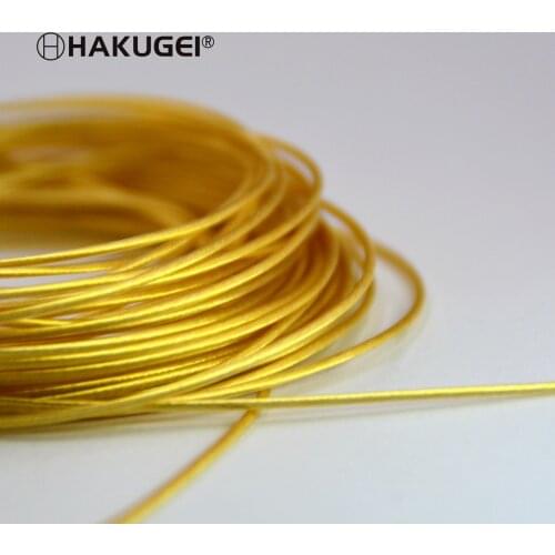 Litz 7N single crystal pure silver mixed gold Fever upgrade DIY earphone line 18awg OD: 1.05mm 6meters