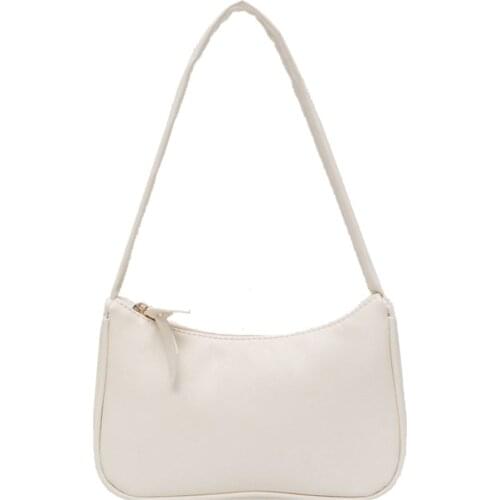 Small yellow bag summer niche design retro simple armpit bag portable small bag small red calligraphy stick bag