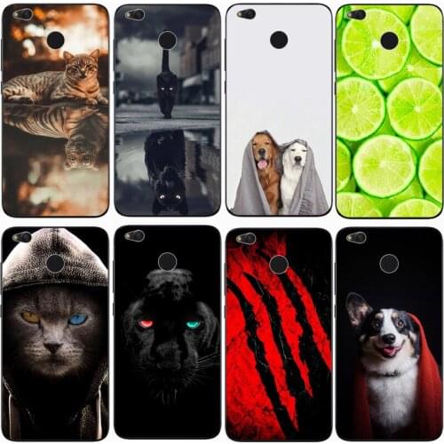 Fashion Soft silicone TPU Back Cover For XIAOMI REDMI 4X Phone Funda Case For Xiaomi Redmi 4 x Cute Cartoon Case