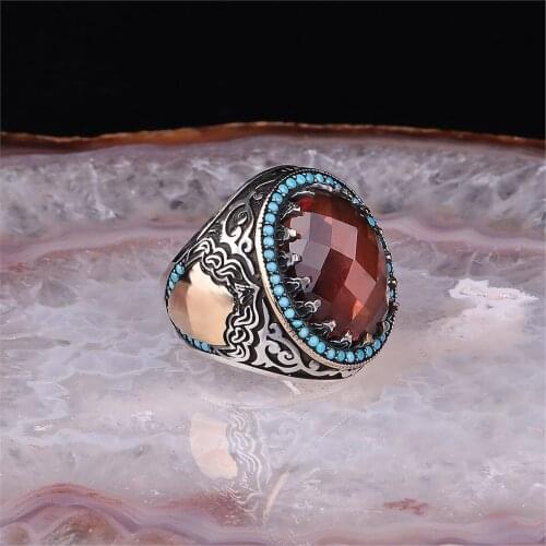 Zultanit 925 Sterling 925 K Silver Men 'S Ring