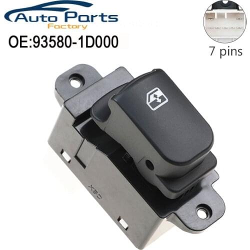 New Rear Left Master Electric Power Window Switch For Kia Carens 2007-2011 93580-1D000 935801D000