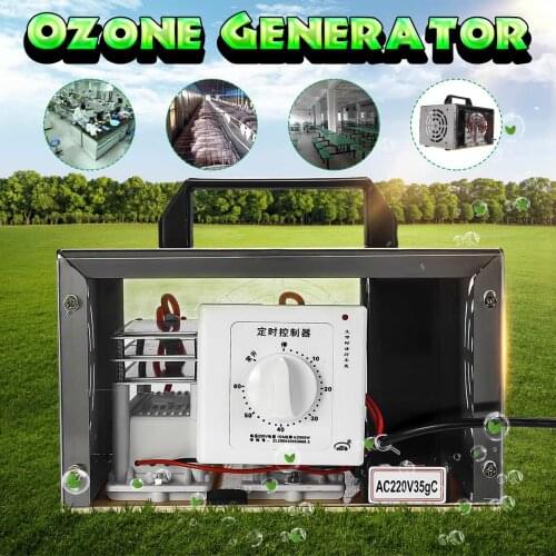 220V 35G Ozone Generator Living Air Purifiers Disinfection Machine Household Purifying and Sterilizing Cleaner For Home Industry