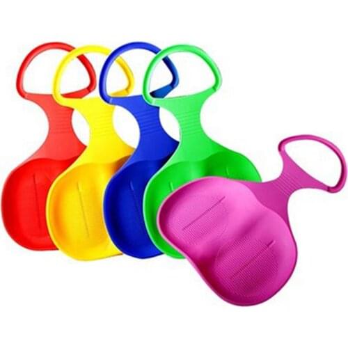 Plastic Winter Sports Snow Sled Sledge Skiing Board Outdoor Sand Grass Sleigh Slider Multi-purpose children activities accessory