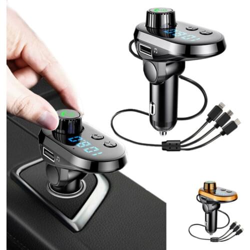 PYMH New Wireless Bluetooth Car Kit FM Transmitter Radio MP3 Music Player Radio Adapter Kit USB Charger With USB Port