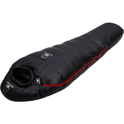 Ultralight Goose Down Mummy Sleeping Bag Outdoor Camping Hiking Thermal Cold-resistant Waterproof Stitchable Compression Bag