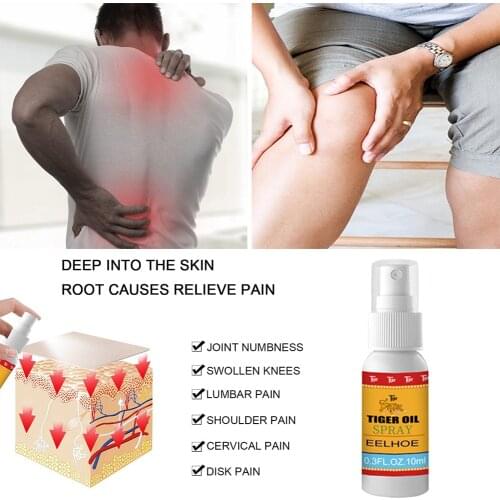 Pain Relief Spray Tiger Oil Joint Spine Lumbar Pain Relief Muscles Active Sprain Rheumatism Arthritis Spray Lumbar Promotion