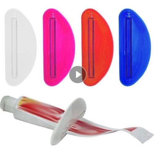 New Toothpaste Squeezer Plastic Tube Dispenser Household Rolling Rack Kitchen Extract Products Bathroom Products Accessories