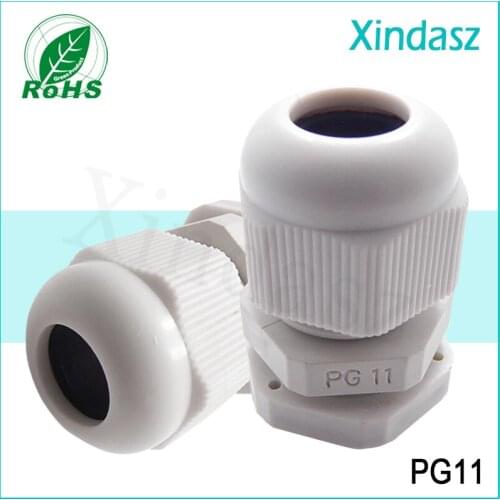 XD-PG11)Free Shipping UL Approved , IP68 Protection Grade,PG11 Nylon plastic Cable Glands For 6-10mm