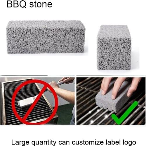 1Pcs rectangle BBQ grill cleaning brick block barbecue cleaning stone BBQ racks stains grease cleaner BBQ tools kitchen gadgets