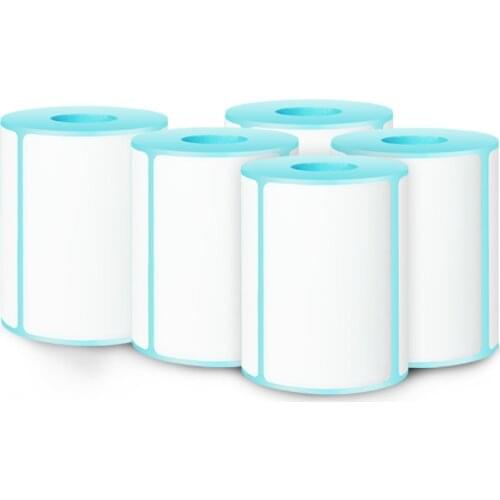 5 rolls Thermal Label Sticker 30-75mm width suitable for all mobile label printer