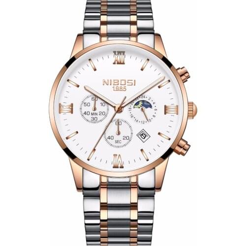 NIBOSI Mens Watches Top Brand Luxury Quartz Watch Waterproof Sport Watch Fashion Casual Military Clock Male Relogio Masculino