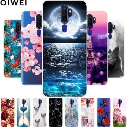 Phone Cases For OPPO A5 2020 Cover 6.5'' Flower Clear Soft TPU silicon cases for OPPO A9 2020 Capa A 9 2020 Cover For OPPO A11X